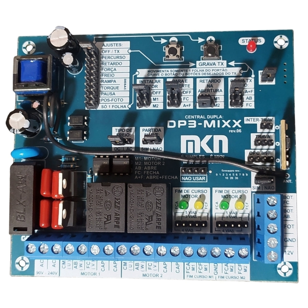 CENTRAL MONOFASICA DUPLA DP3-MIXX