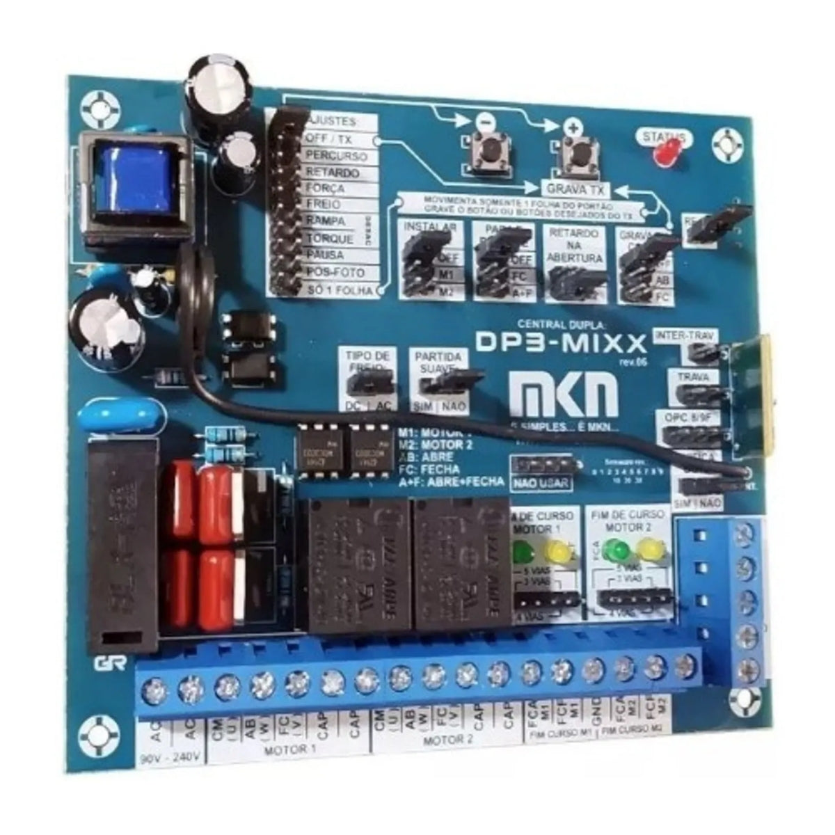 CENTRAL MONOFASICA DUPLA DP3-MIXX