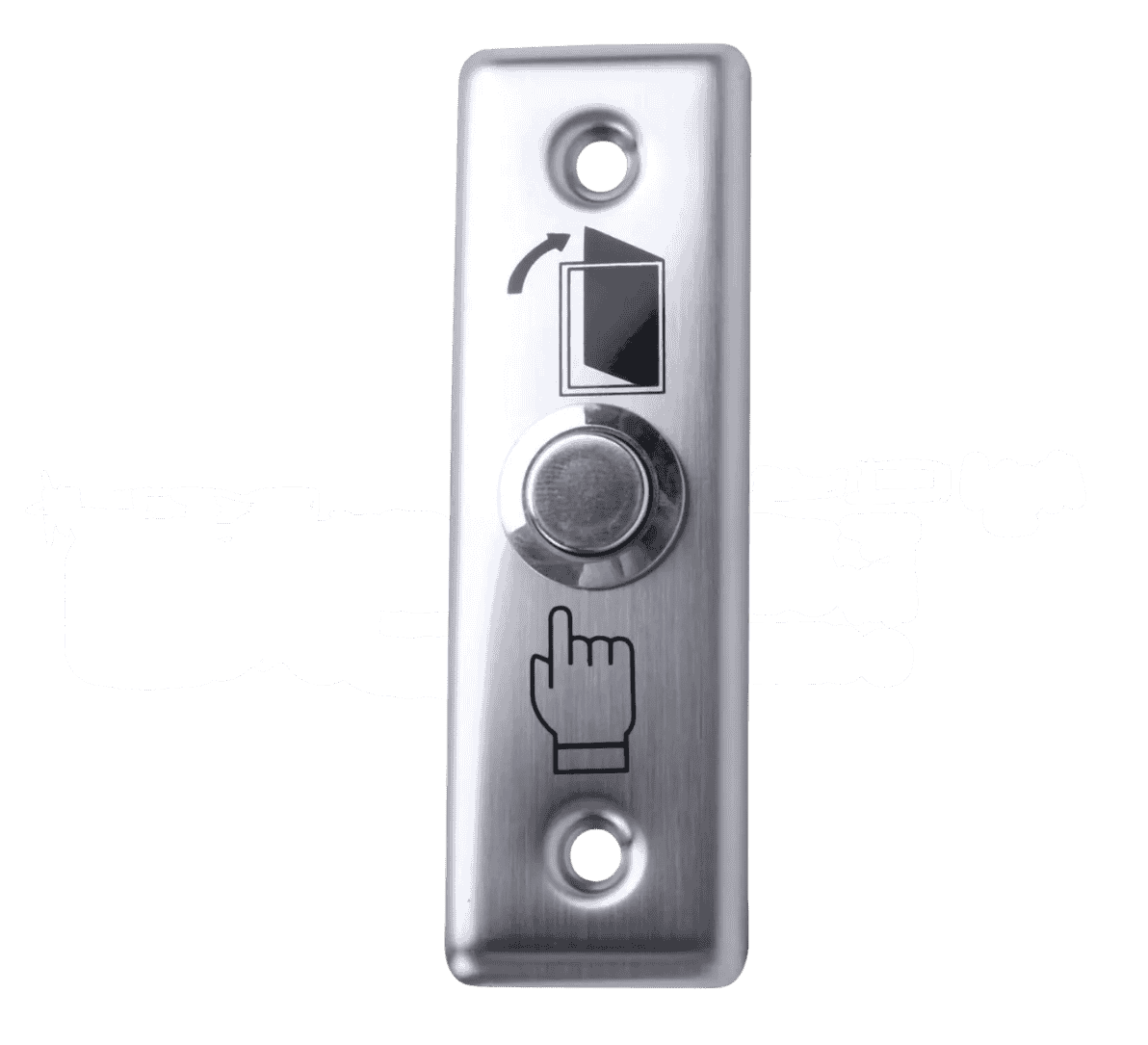 Botoeira De Saída Inox Embutir P/ Controle De Acesso