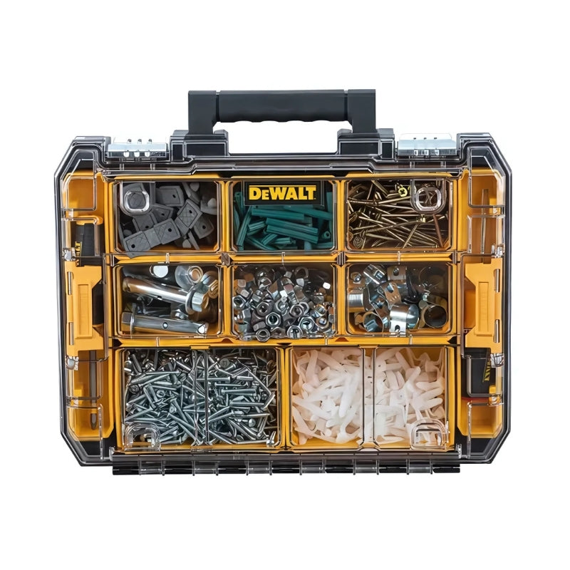 Caixa organizadora com tampa translúcida TSTAK DEWALT