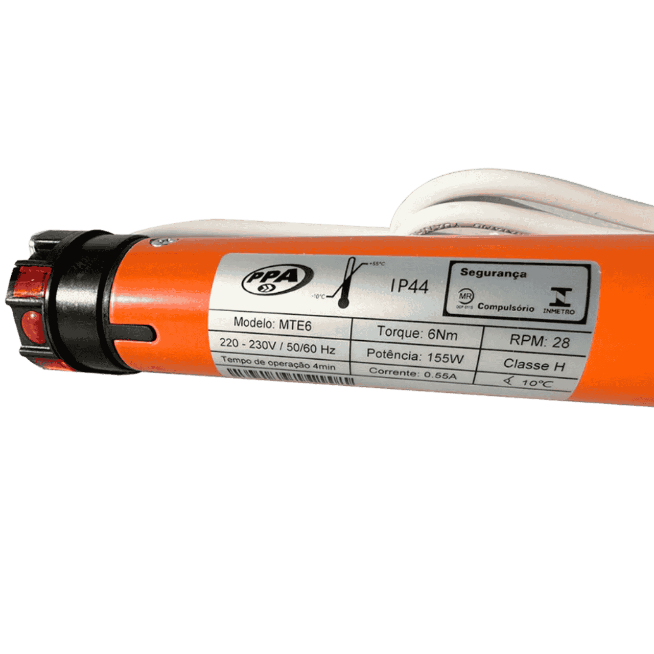 Motor Tubular Eletrônico 20Nm 220V com RF para Cortinas e Toldos – PPA MTE20