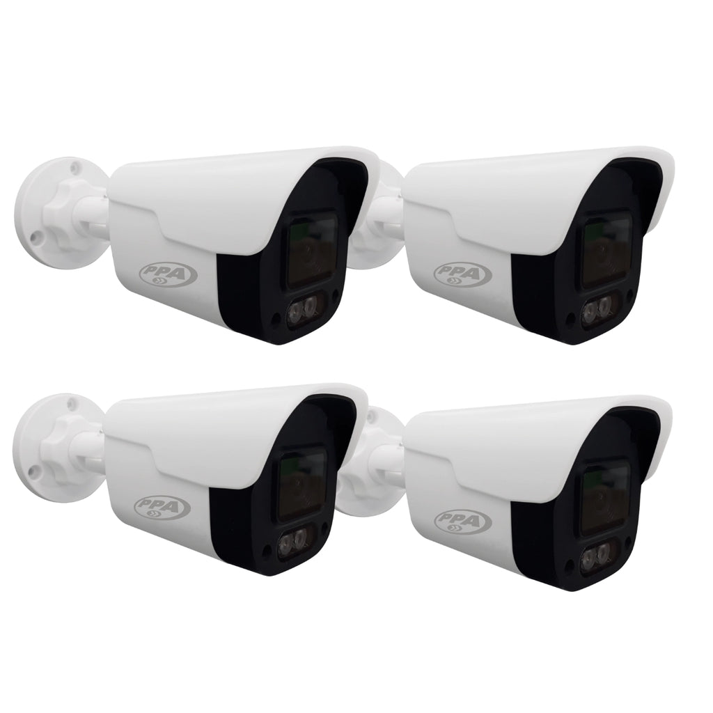 KIT 4 CAMERA BULLET JETCOLOR PPA 4X1 2.0MFULL HD L2.8 BRANCO