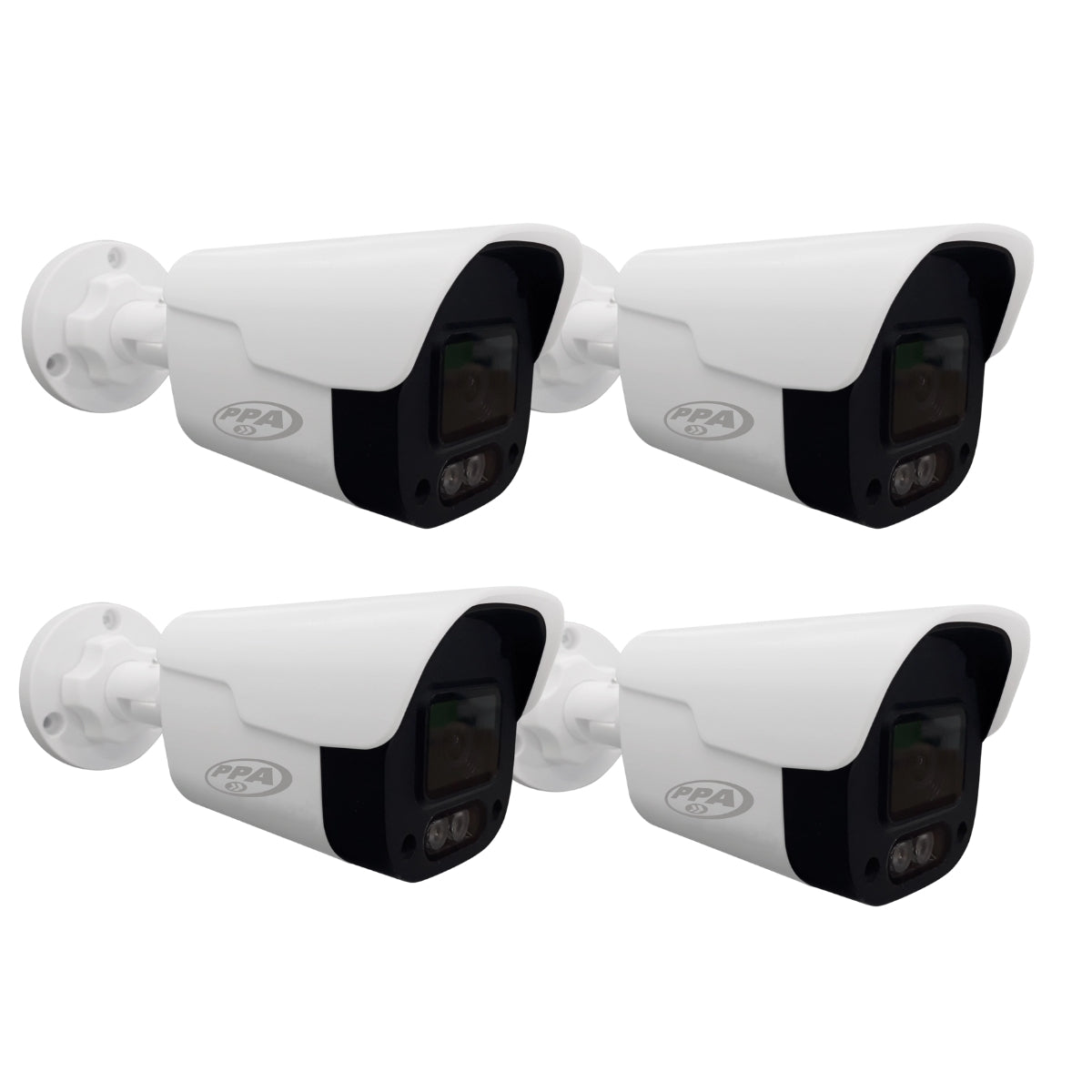 KIT 4 CAMERA BULLET JETCOLOR PPA 4X1 2.0MFULL HD L2.8 BRANCO