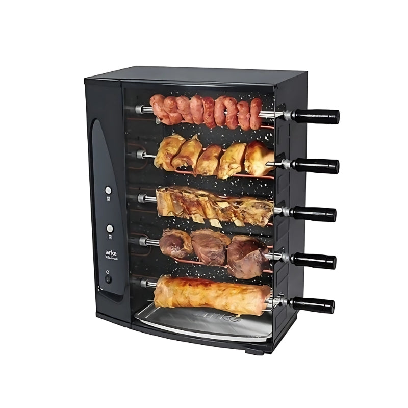 Churrasqueira elétrica rotativa smart vitta 05 espetos