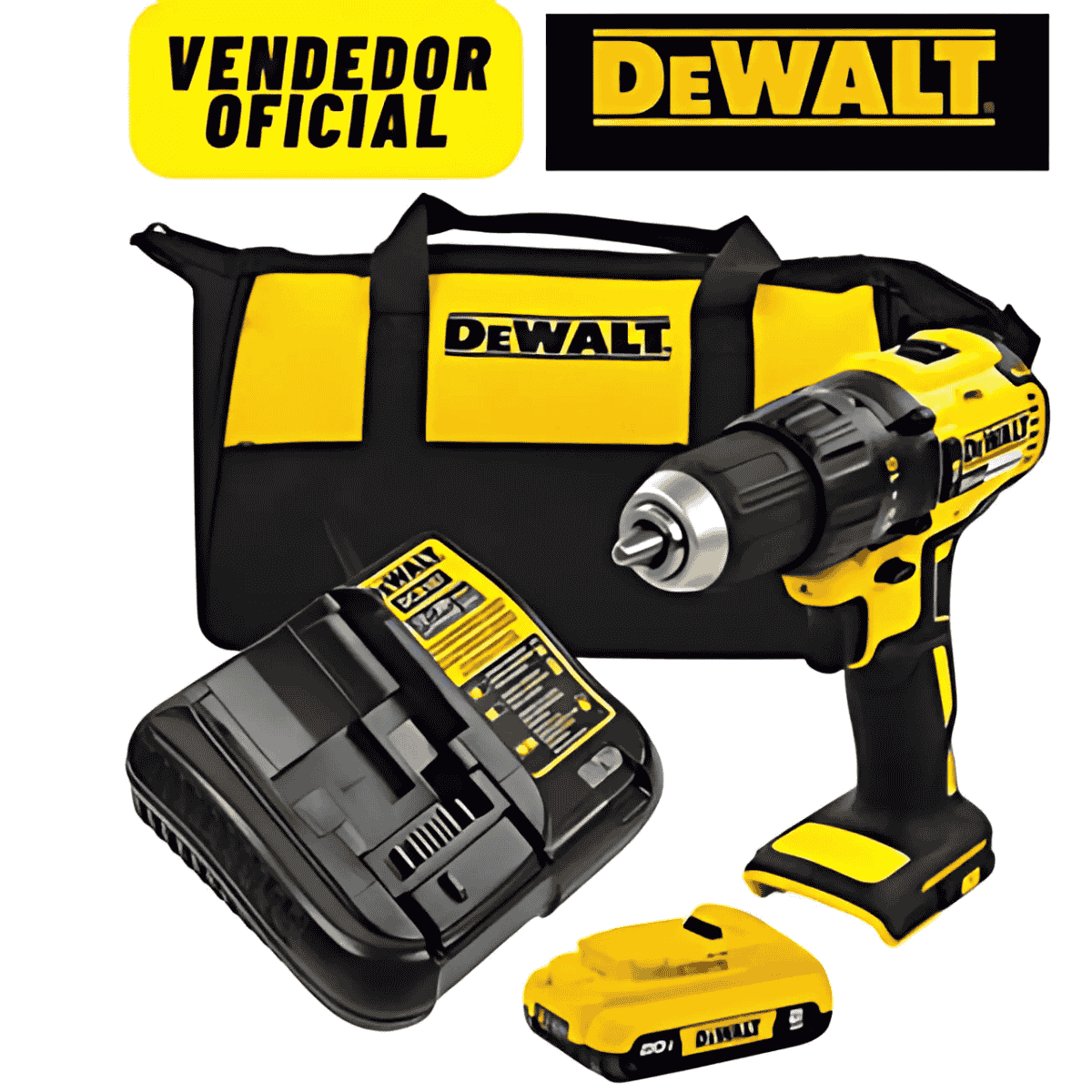 Furadeira E Parafusadeira Profissional De Impacto Dewalt Modelo Dcd7781d1 1 Bateria 1 Carregador 20v
