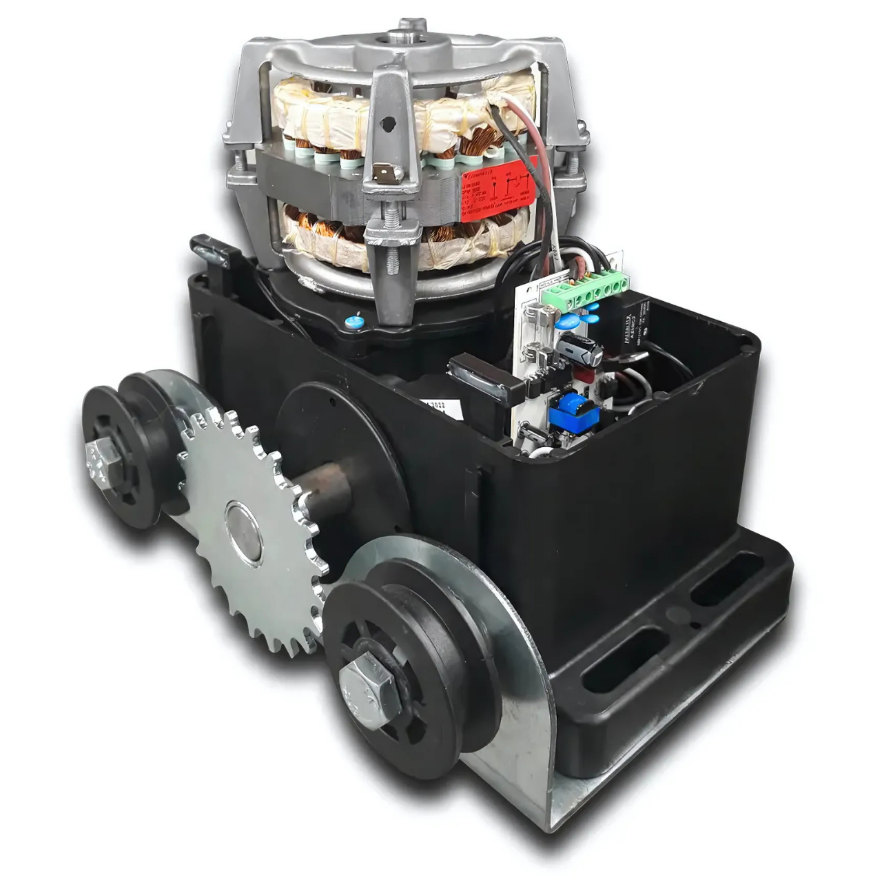 Kit Motor Portão 340kg 2 Controles 4mts Corrent 433 1.24