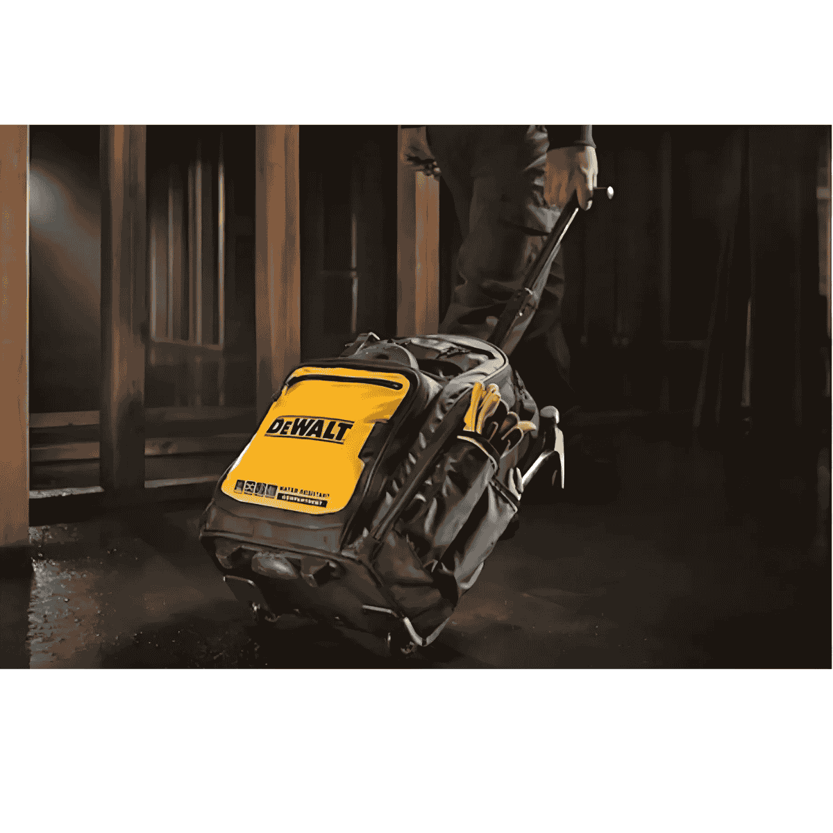 Mochila Profissional Com Rodas Dewalt Modelo Dwst560101 Com Capacidade De 25kg