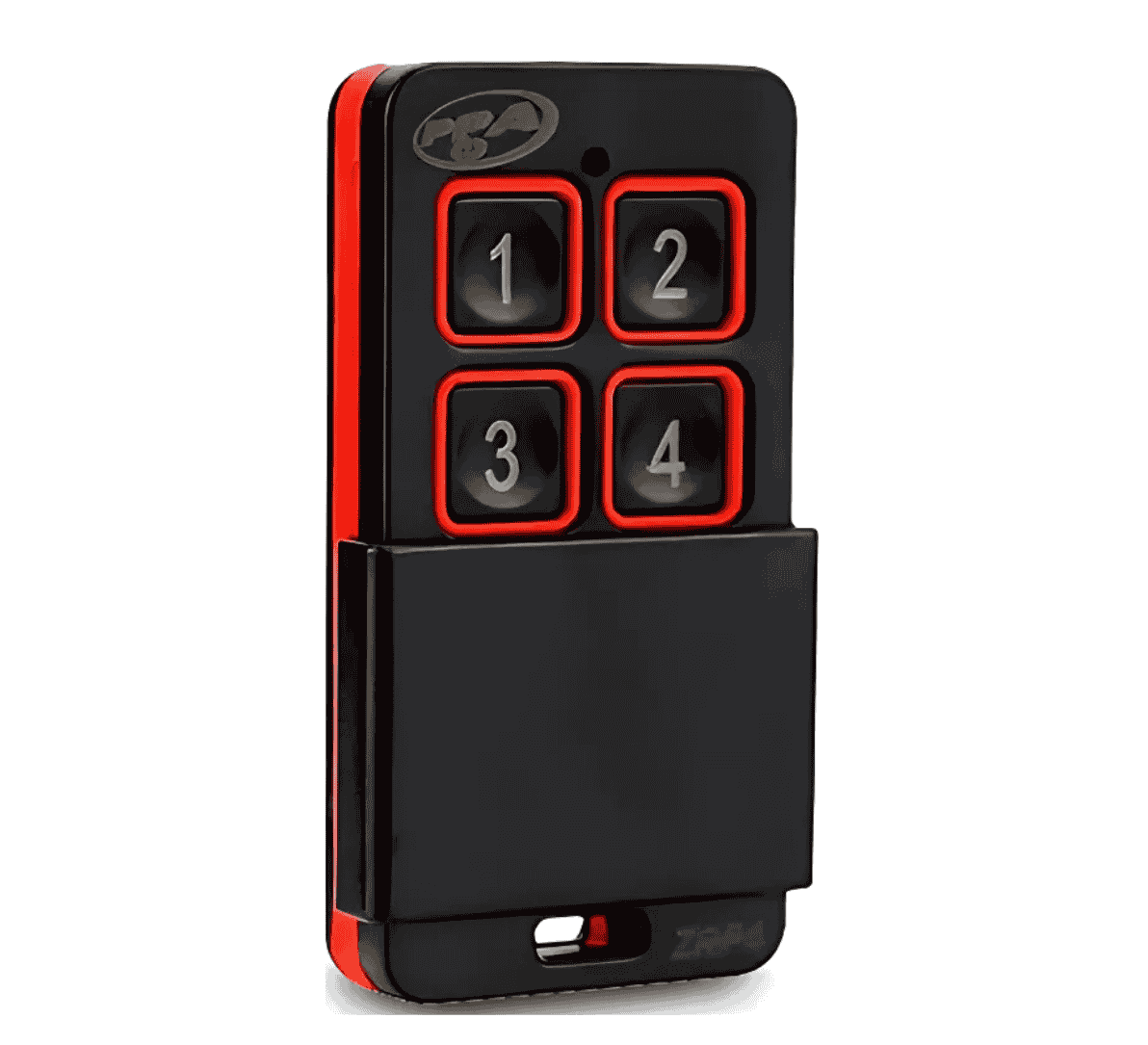 Controle de Portão ZAP 4B – Preto/Vermelho