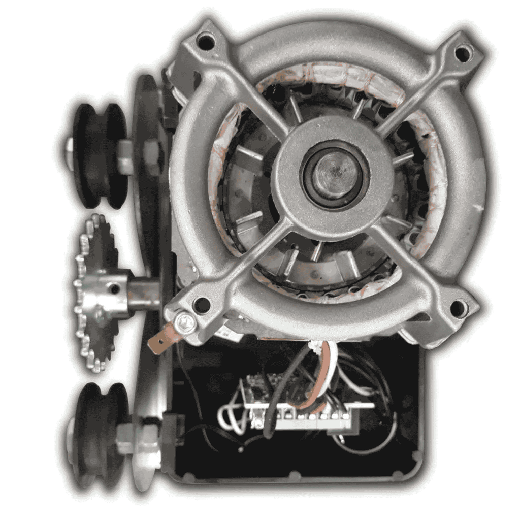 Kit Motor Portão 340kg 2 Controles 4mts Corrent 433 1.24
