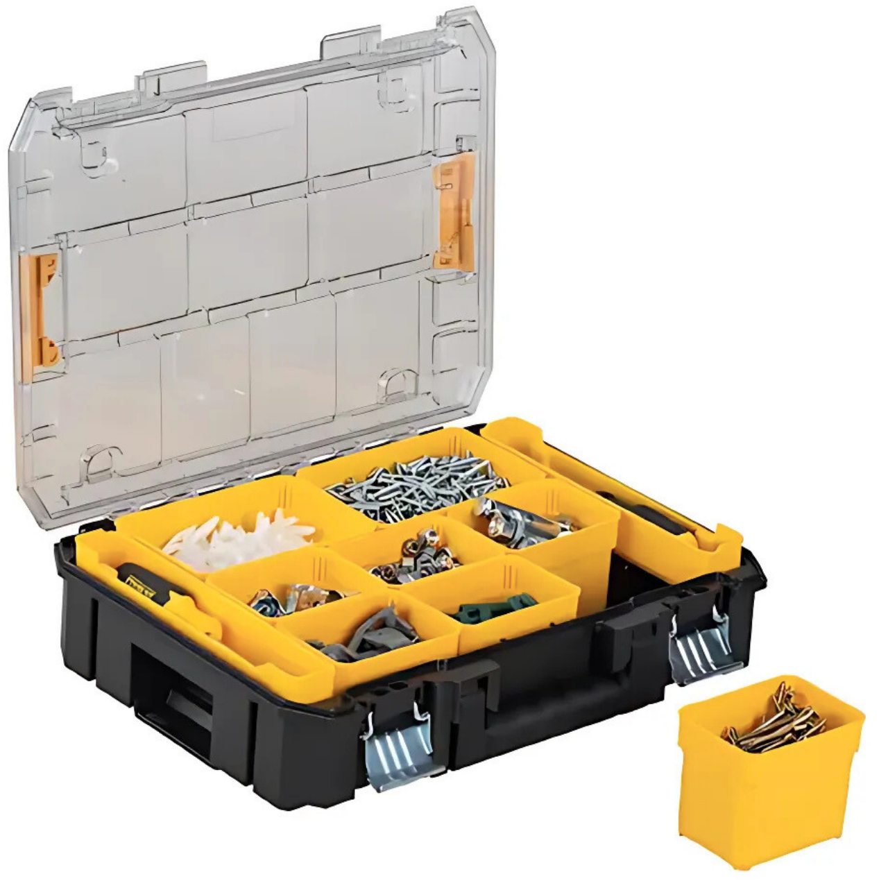 ORGANIZADOR COM TAMPA TRAN SLUCIDA TSTAK DEWALT DWST17805