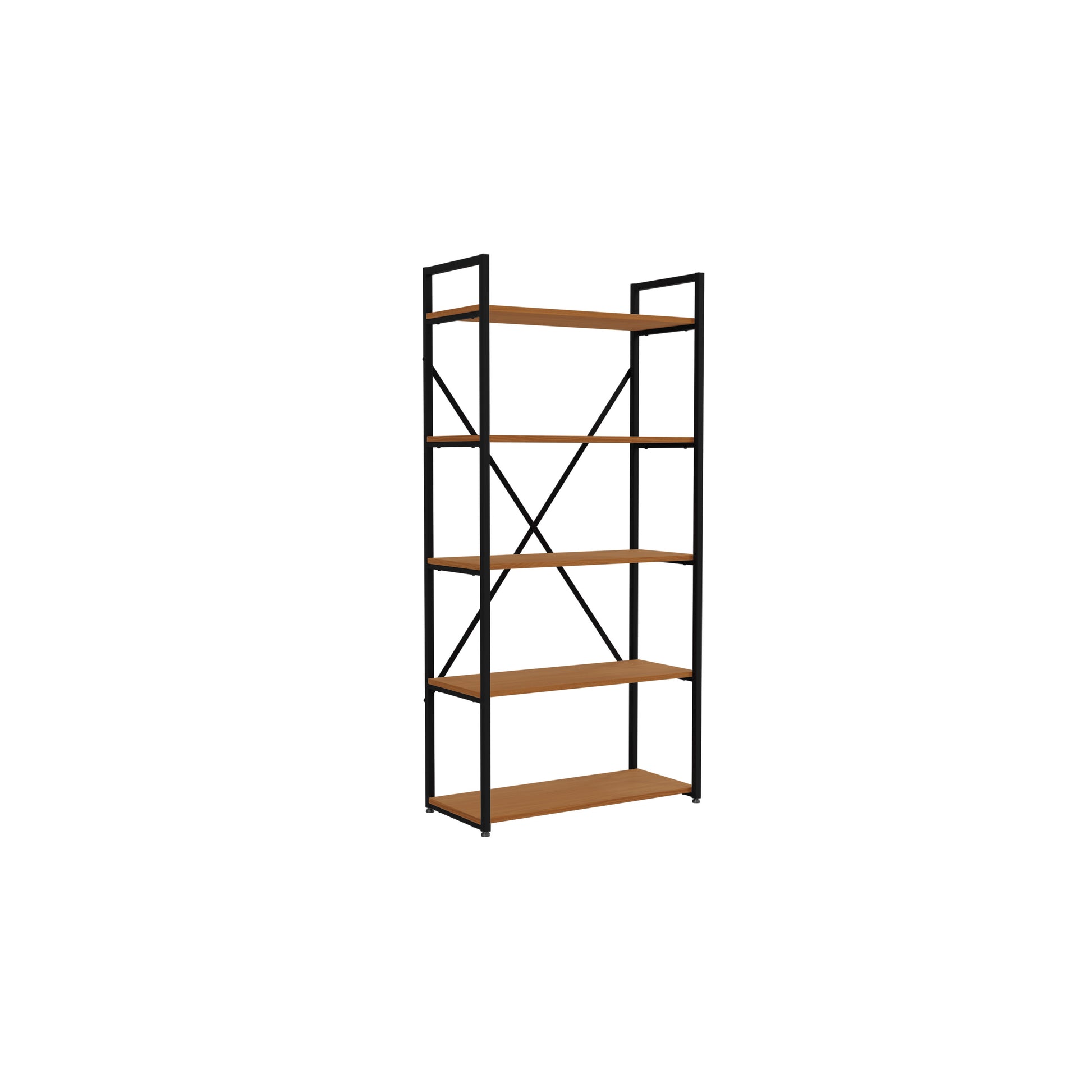 LI006 - CROME INDUSTRIAL ESTANTE ALTA 5 PRATELEIRAS