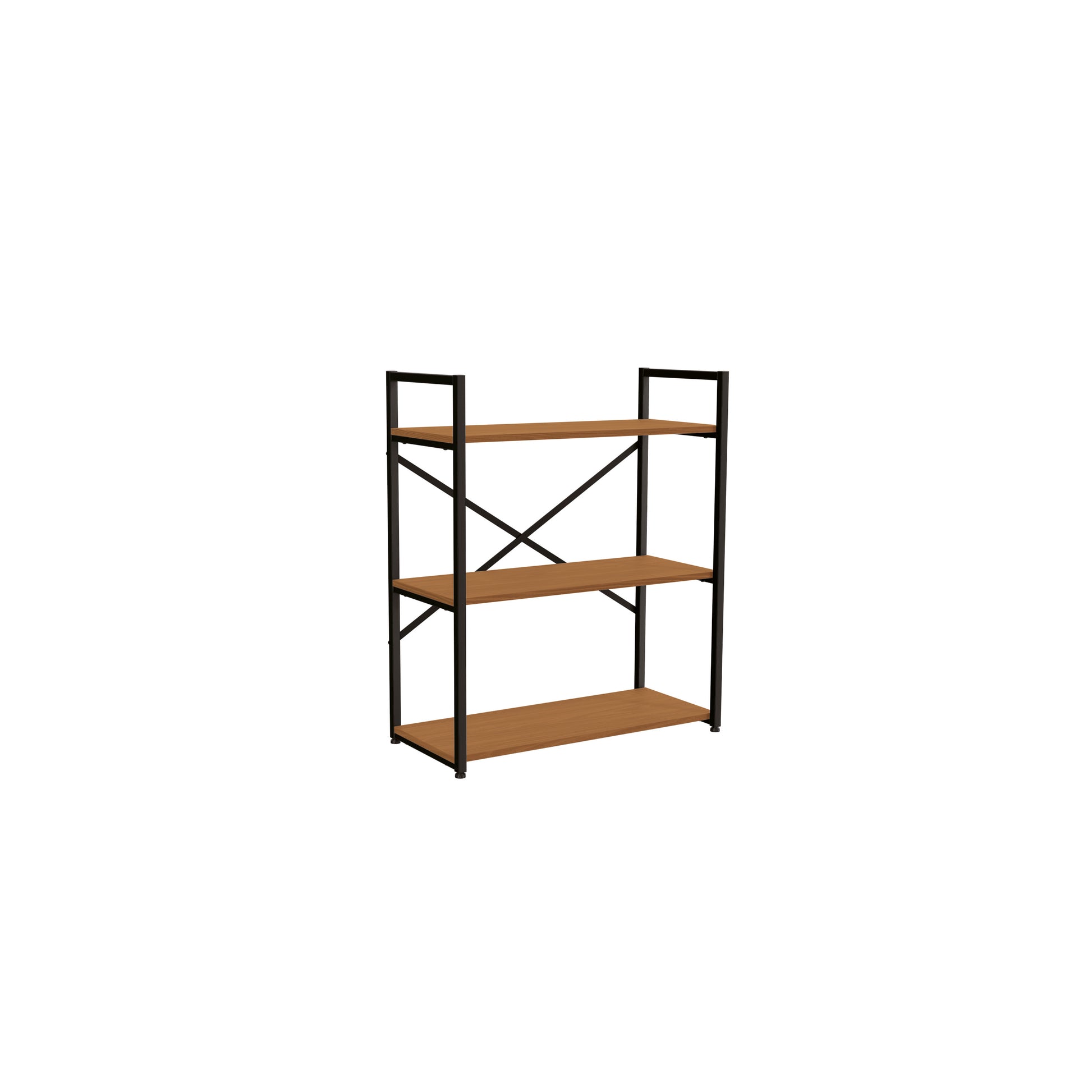 LI007 - CROME INDUSTRIAL ESTANTE BAIXA 3 PRATELEIRAS