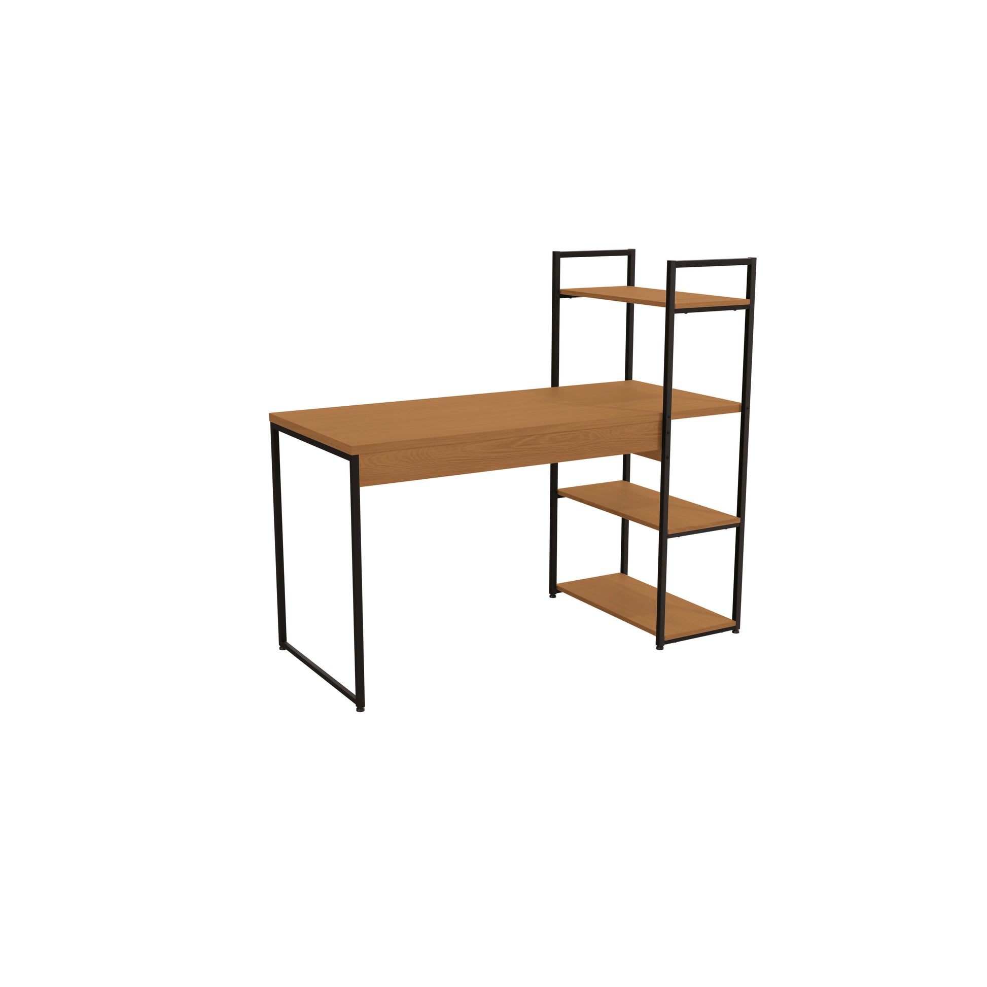 LI010 - CROME INDUSTRIAL MESA COM 3 PRATELEIRAS