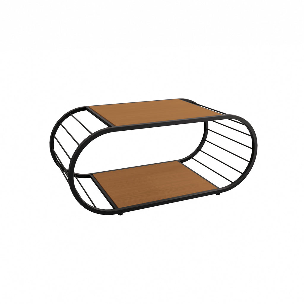 LI039 - CROME INDUSTRIAL MESA DE CENTRO CANELA / BRILHO