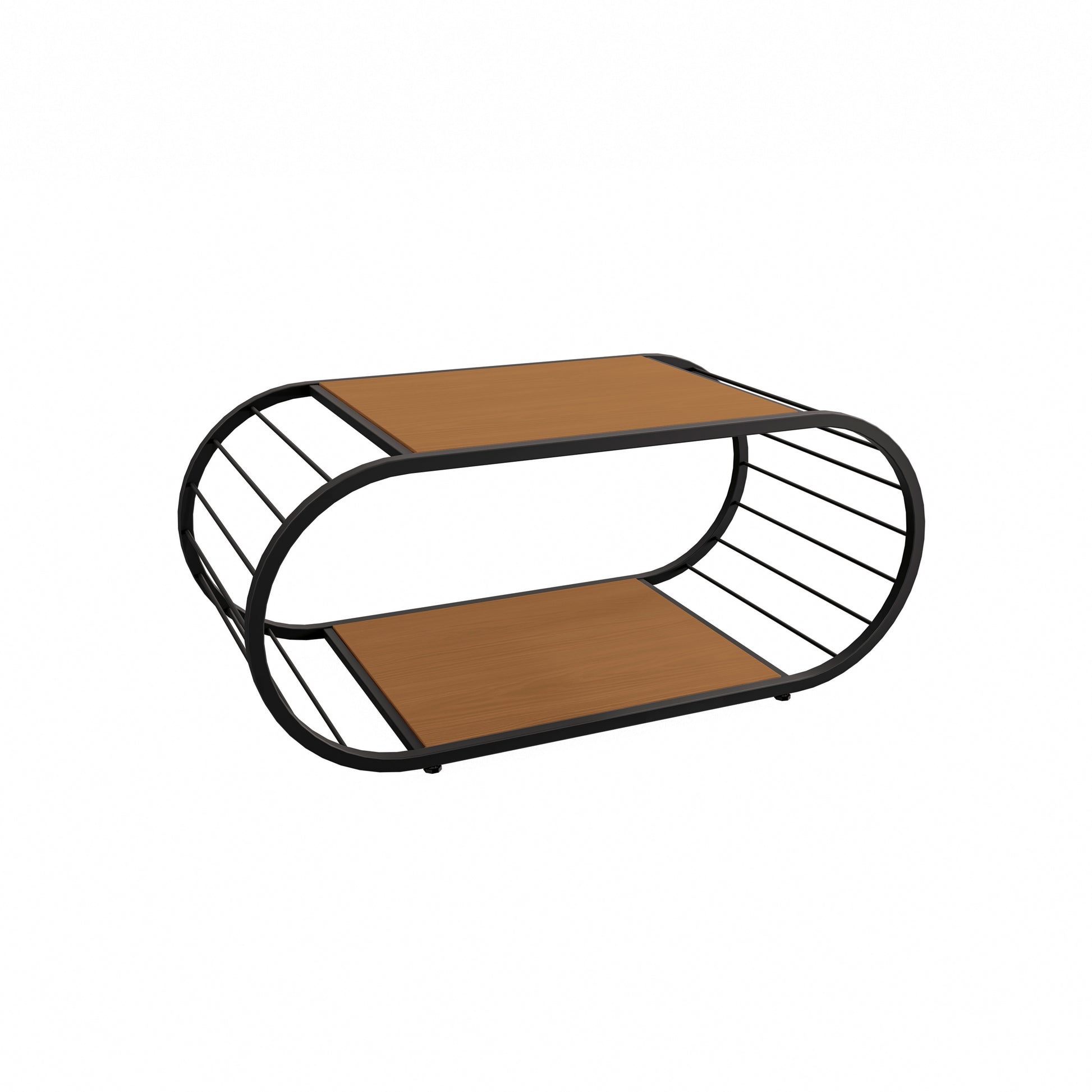 LI039 - CROME INDUSTRIAL MESA DE CENTRO CANELA / BRILHO