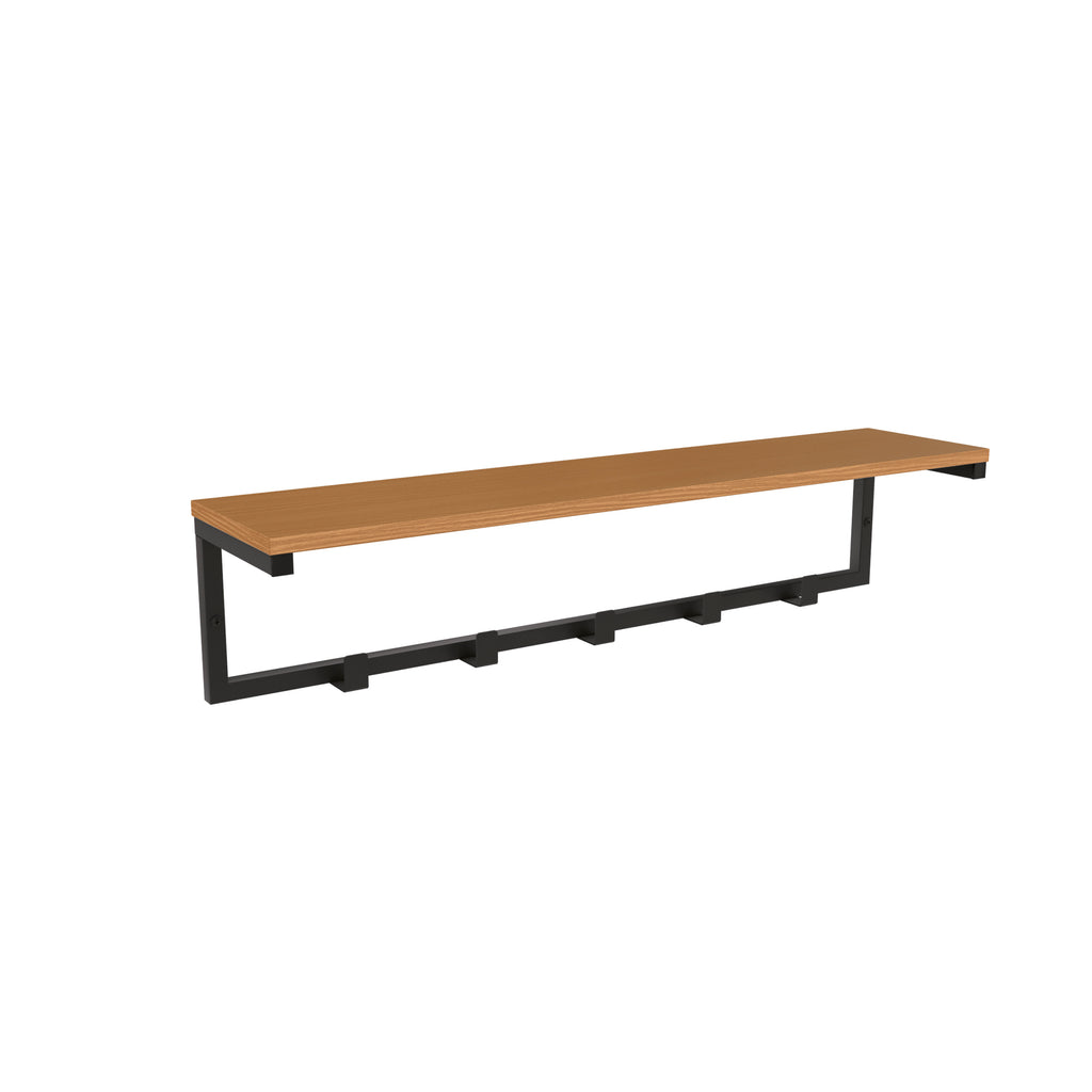 LI042 - CROME INDUSTRIAL CABIDEIRO DE PAREDE CANELA / BRANCO BRILHO