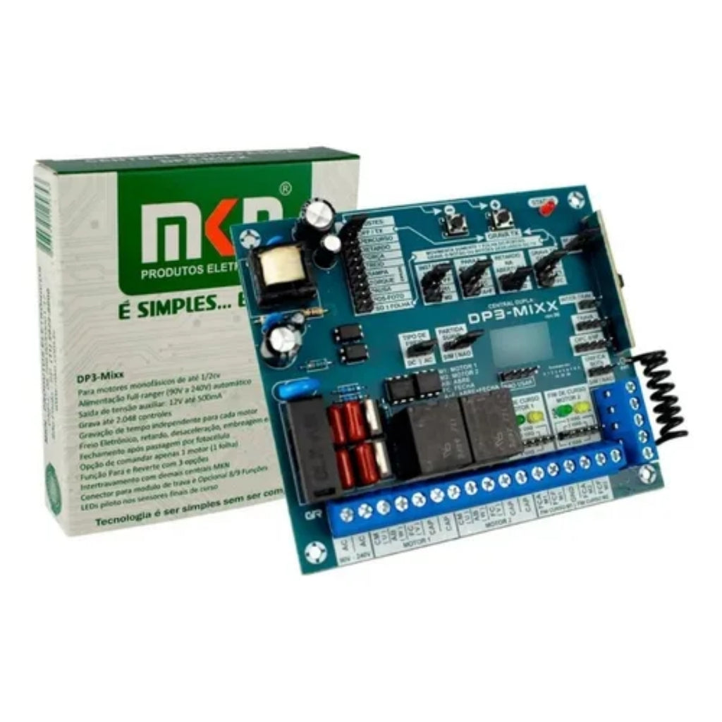 CENTRAL MONOFASICA DUPLA DP3-MIXX
