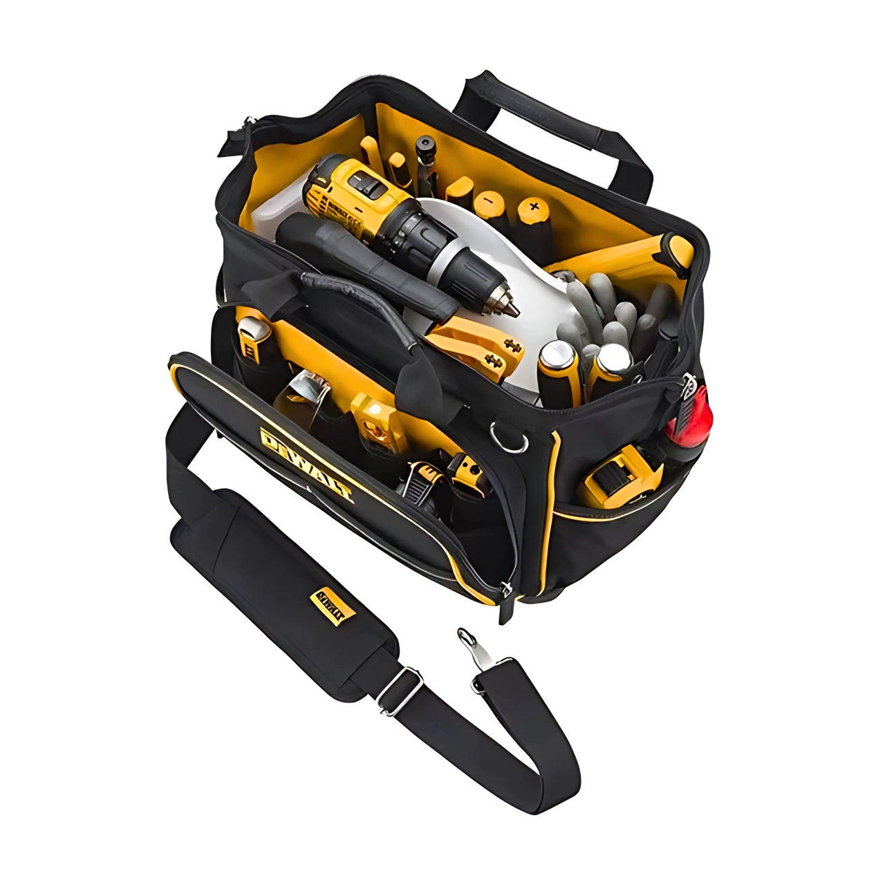 Bolsa Para Ferramentas 20 Bolsos Dewalt Modelo Dwst83489 Sup Fluid Black