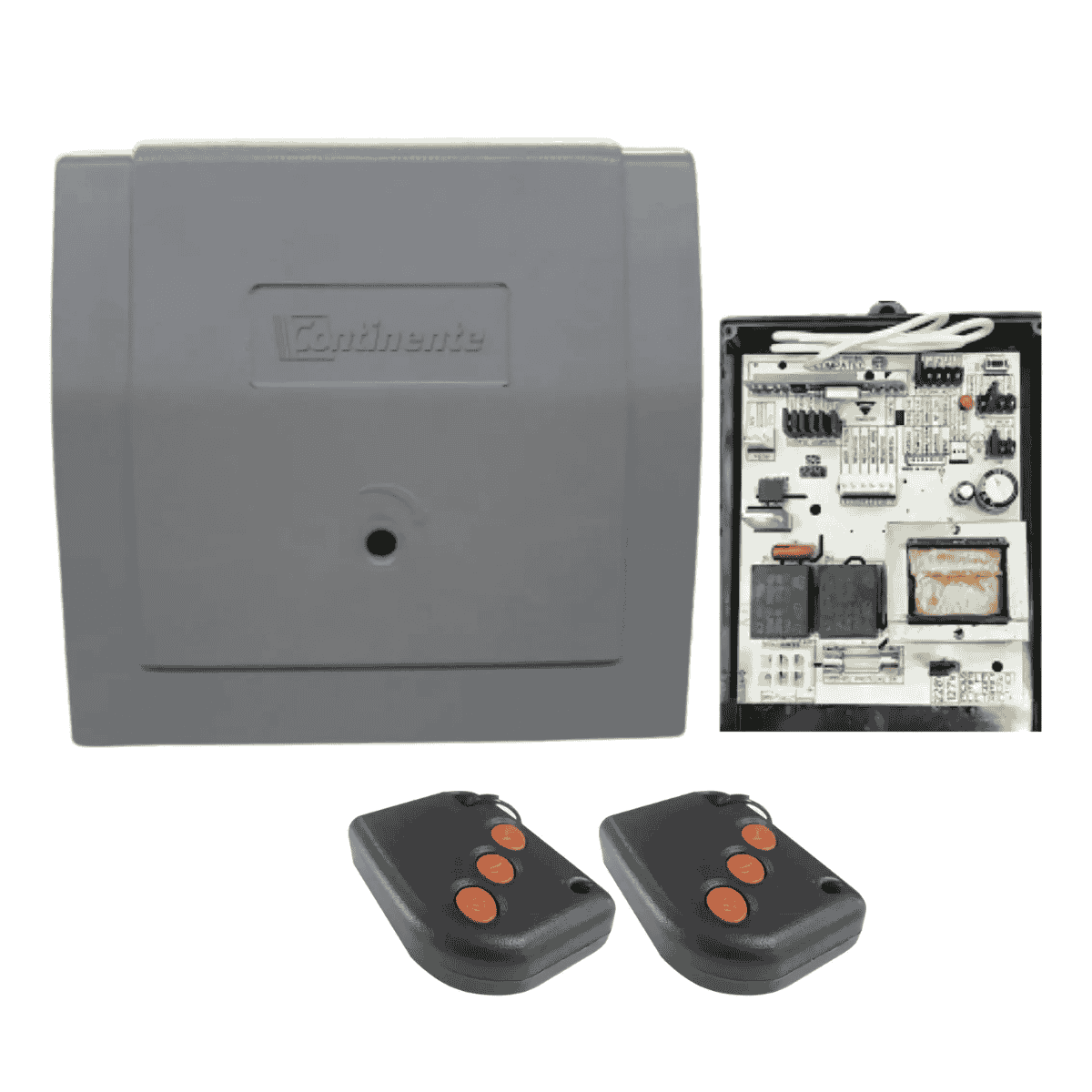 Kit Motor Portão 700kg Dc62, 2Controles, 5mts Corrente433Z14