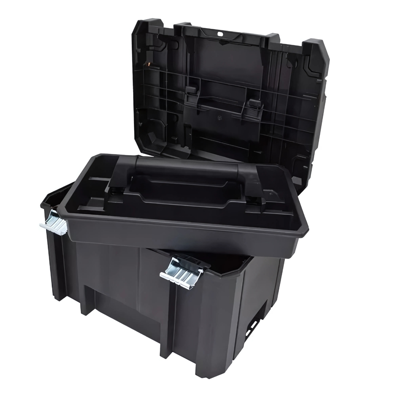 Caixa Organizadora De Ferramentas Dewalt Modelo Dwst17806 Com Bandeja Removível 28l
