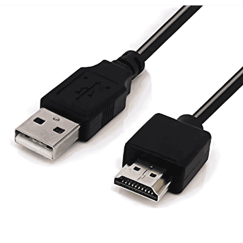 Cabo Hdmi 5 Metros - Fêmea Para Usb Macho Preto