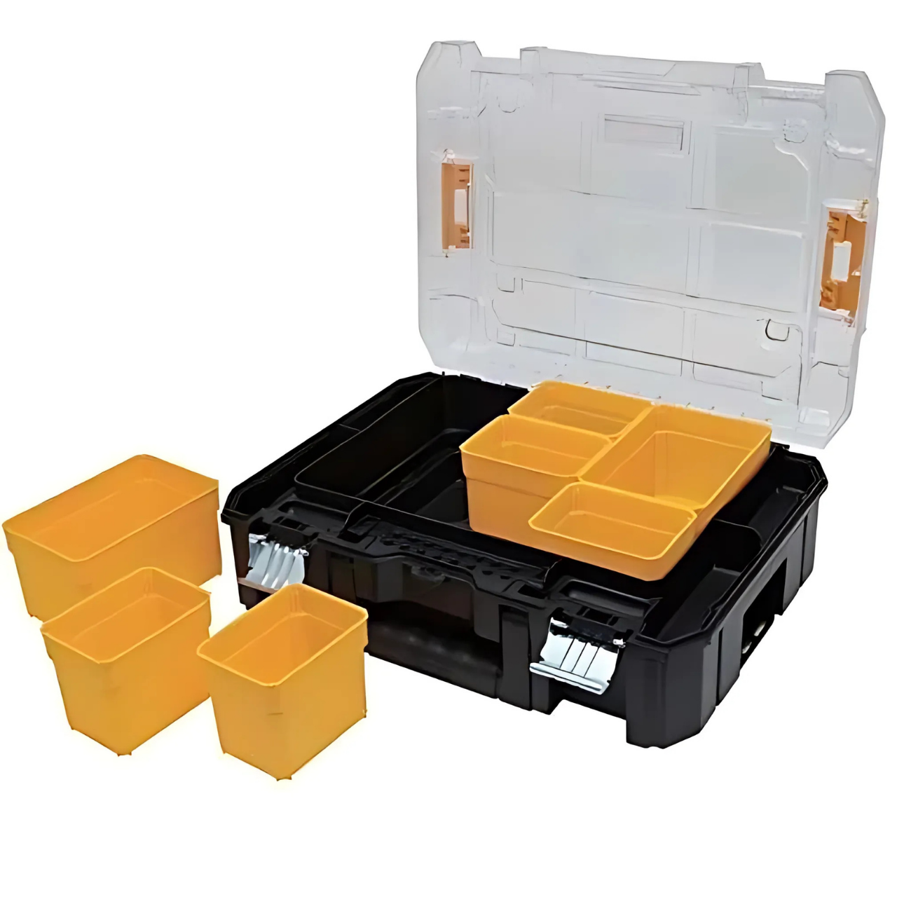 ORGANIZADOR COM TAMPA TRAN SLUCIDA TSTAK DEWALT DWST17805
